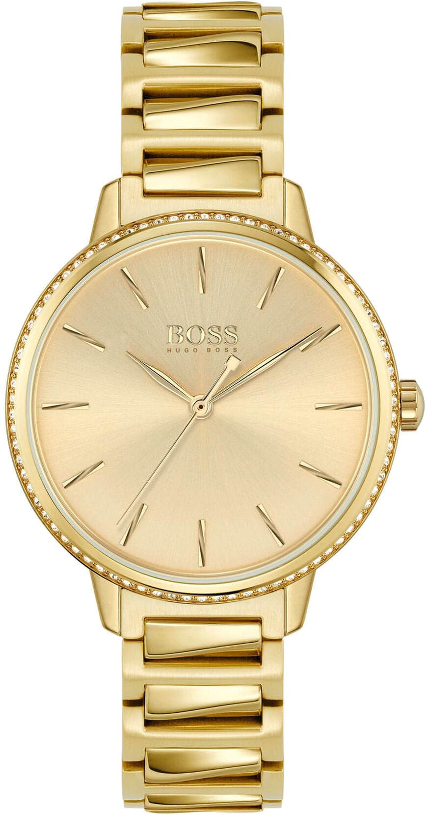 Hugo Boss dameur 1502541 Signature guldfarvet rustfrit stål