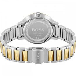 Hugo Boss dameur 1502568 Signature tofarvet rustfrit stål Analog