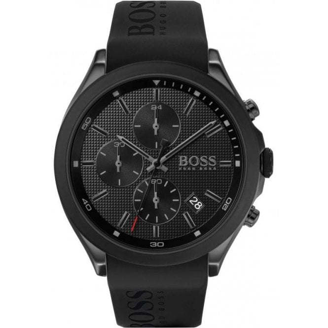 Hugo Boss ur Velocity sort PVD-belægning Hb1513720