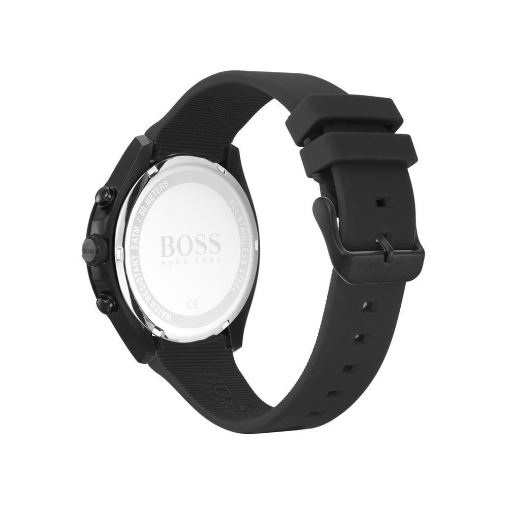 Hugo Boss ur Velocity sort PVD-belægning Hb1513720