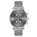 Hugo Boss Men S ur Associate Brushed stål roseguld Hb1513807