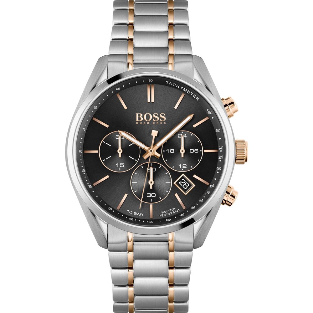 Hugo Boss Men S ur Champion tofarvet sort Hb1513819