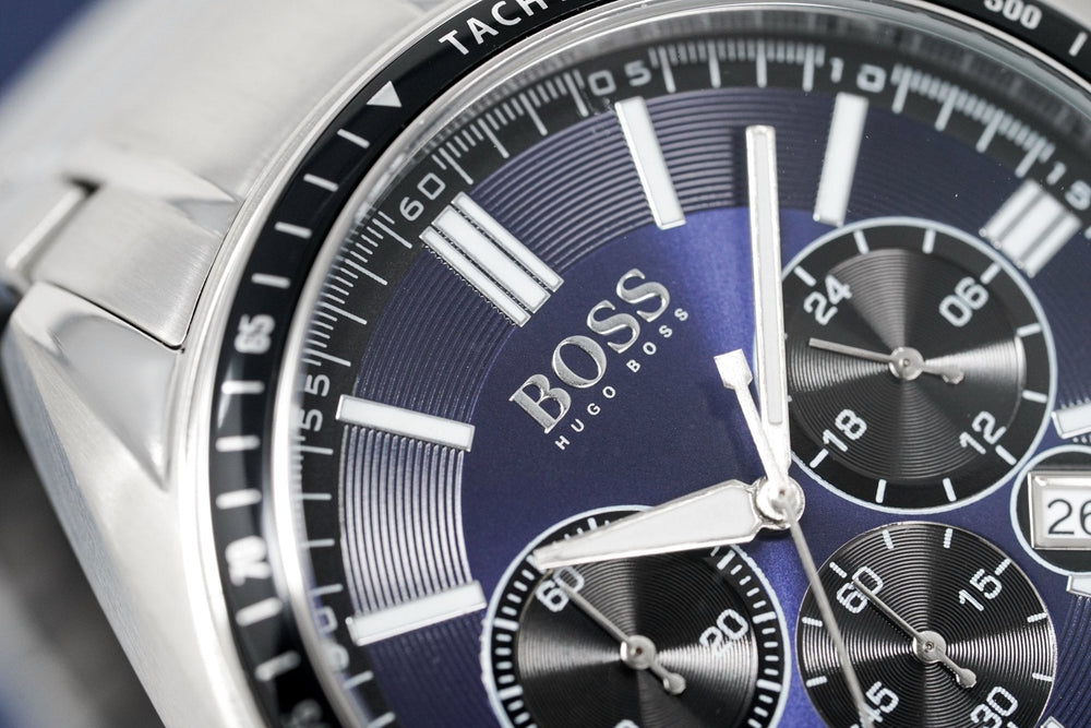 Hugo Boss Men S ur Chronograph Driver blå Hb1513081