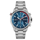 Hugo Boss Men S ur Chronograph Globetrotter blå Hb1513823