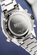 Hugo Boss Men S ur Chronograph Globetrotter blå Hb1513823