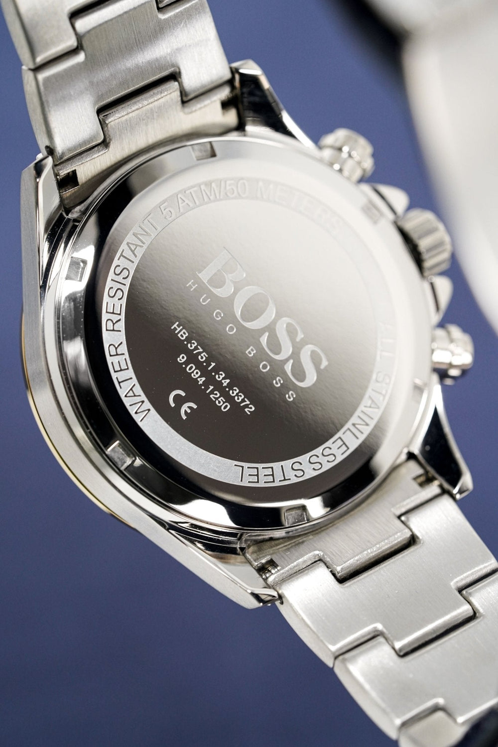 Hugo Boss ur Chronograph Hero tofarvet blå Hb1513767