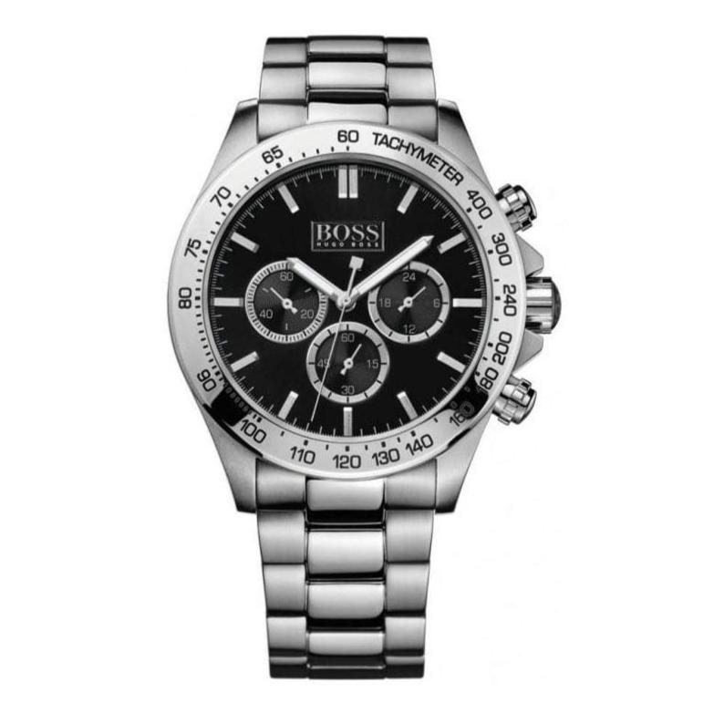 Hugo Boss Men S ur Chronograph Ikon sort Hb1512965