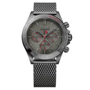 Hugo Boss Men S ur Chronograph Ikon grå meshlænke Hb1513443