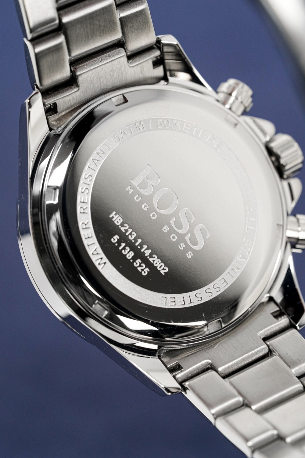 Hugo Boss Men S ur Chronograph Ikon sølv Hb1512962