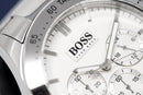 Hugo Boss Men S ur Chronograph Ikon sølv Hb1512962