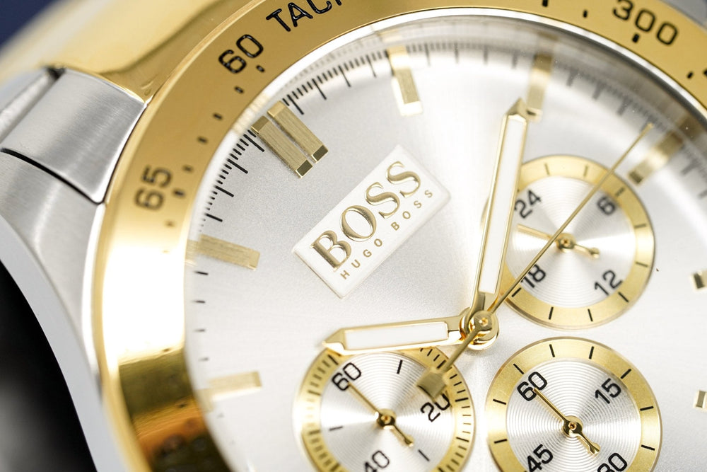 Hugo Boss Men S ur Chronograph Ikon tofarvet Hb1512960