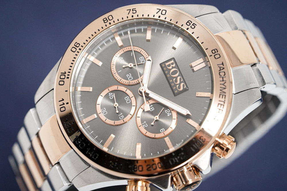 Hugo Boss Men S ur Chronograph Ikon tofarvet Hb1513339