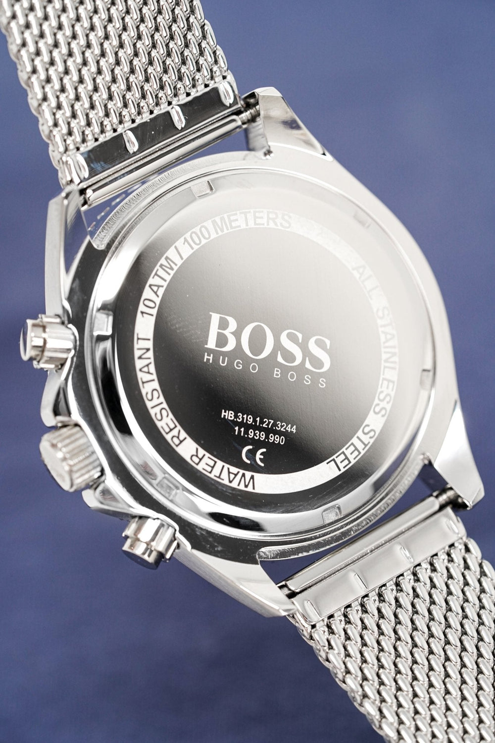 Hugo Boss Men S ur Chronograph Ocean Edition sort Hb1513701