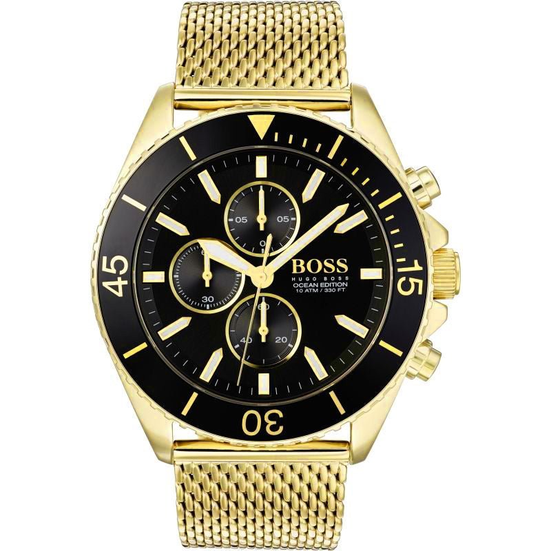 Hugo Boss Men S ur Chronograph Ocean Edition guld Hb1513703