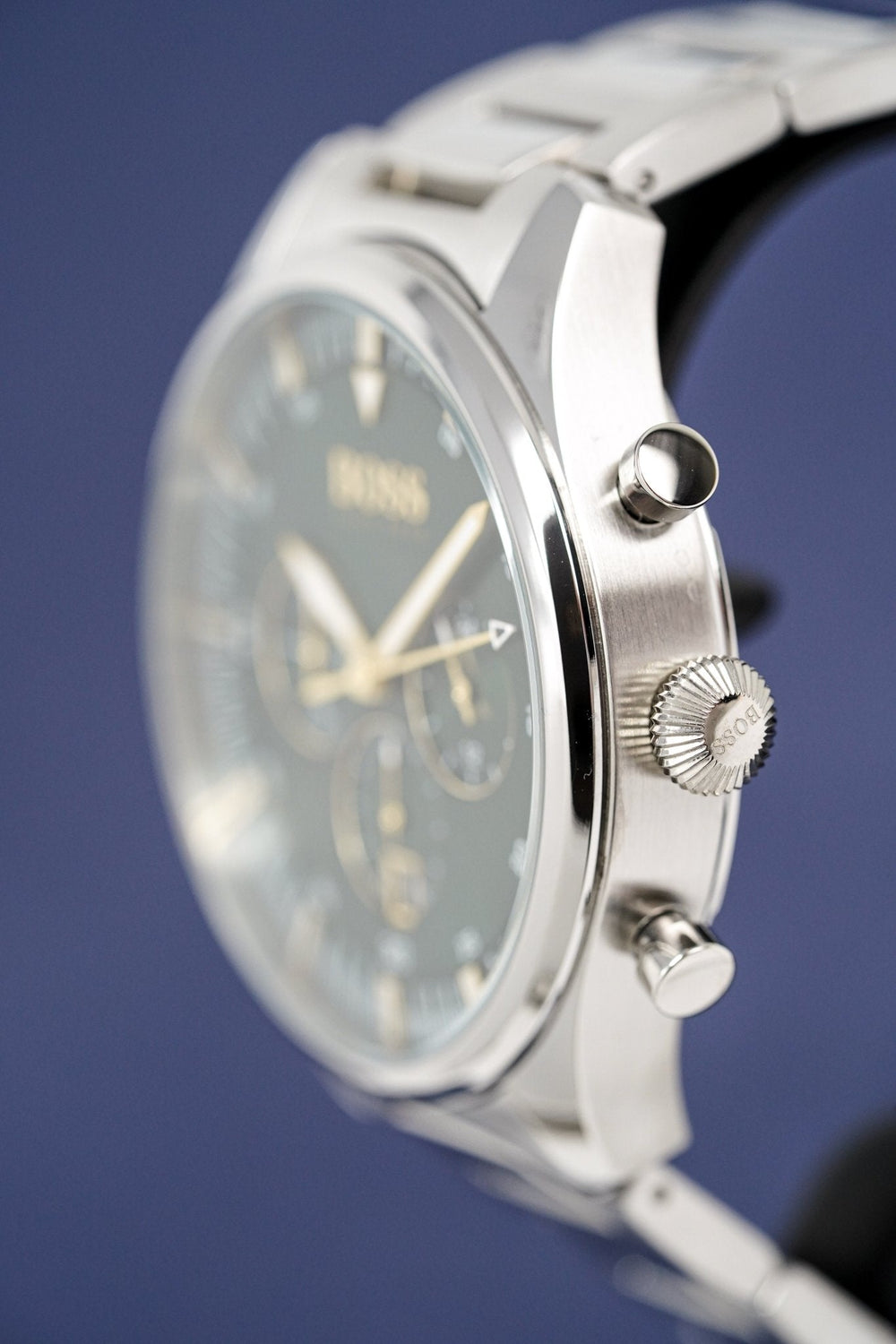 Hugo Boss Men S ur Chronograph Pioneer grøn Hb1513868