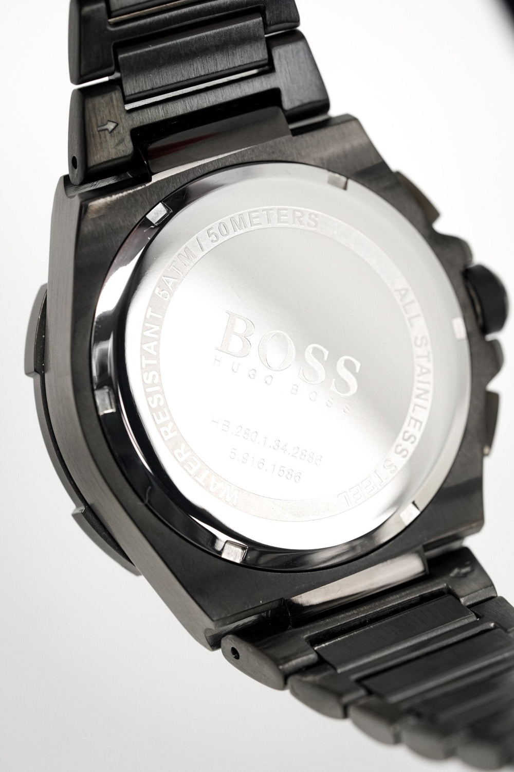 Hugo Boss Men S ur Chronograph Supernova Gun Metal Hb1513361