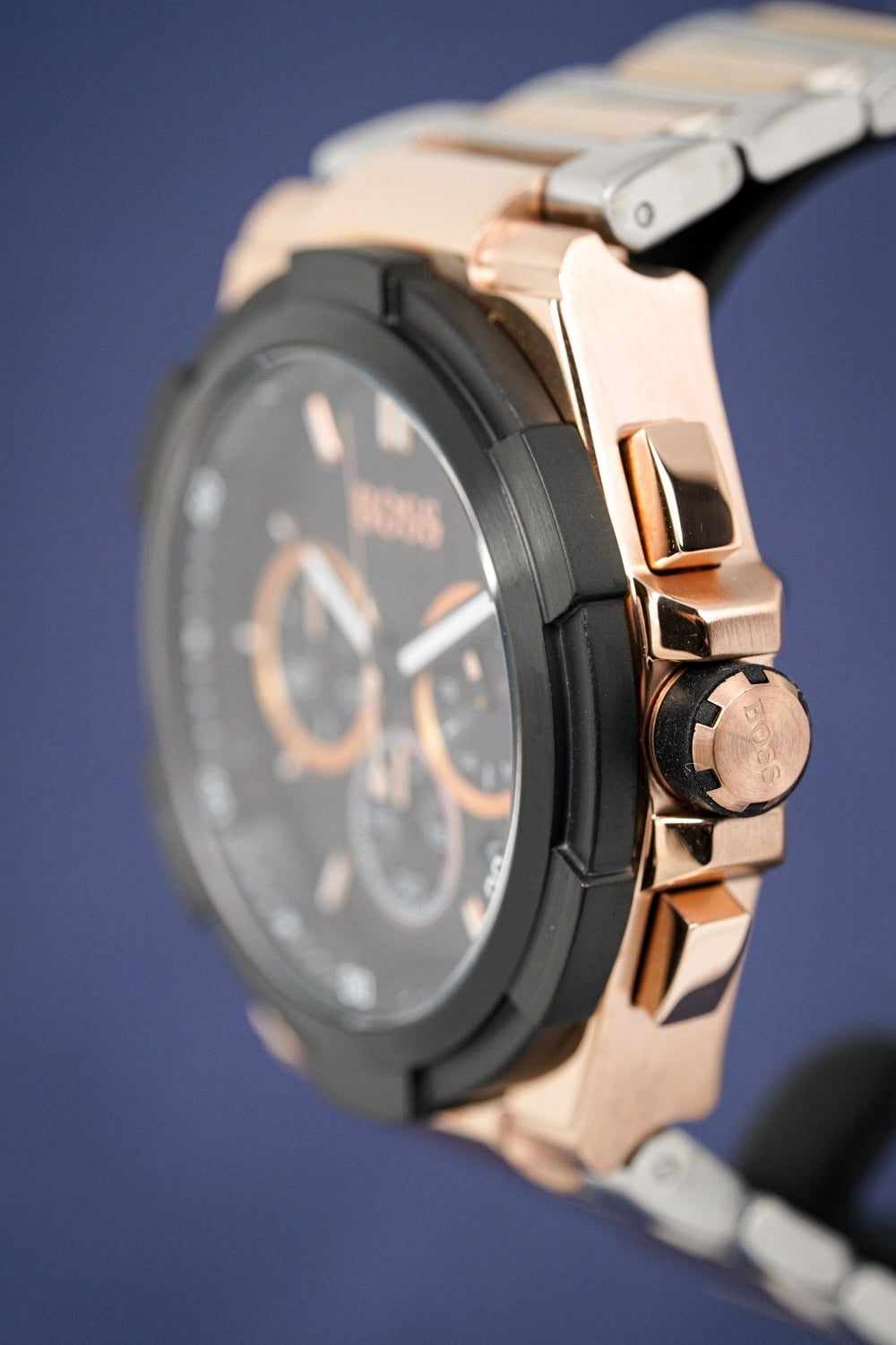 Hugo Boss Men S ur Chronograph Supernova tofarvet Hb1513358 1