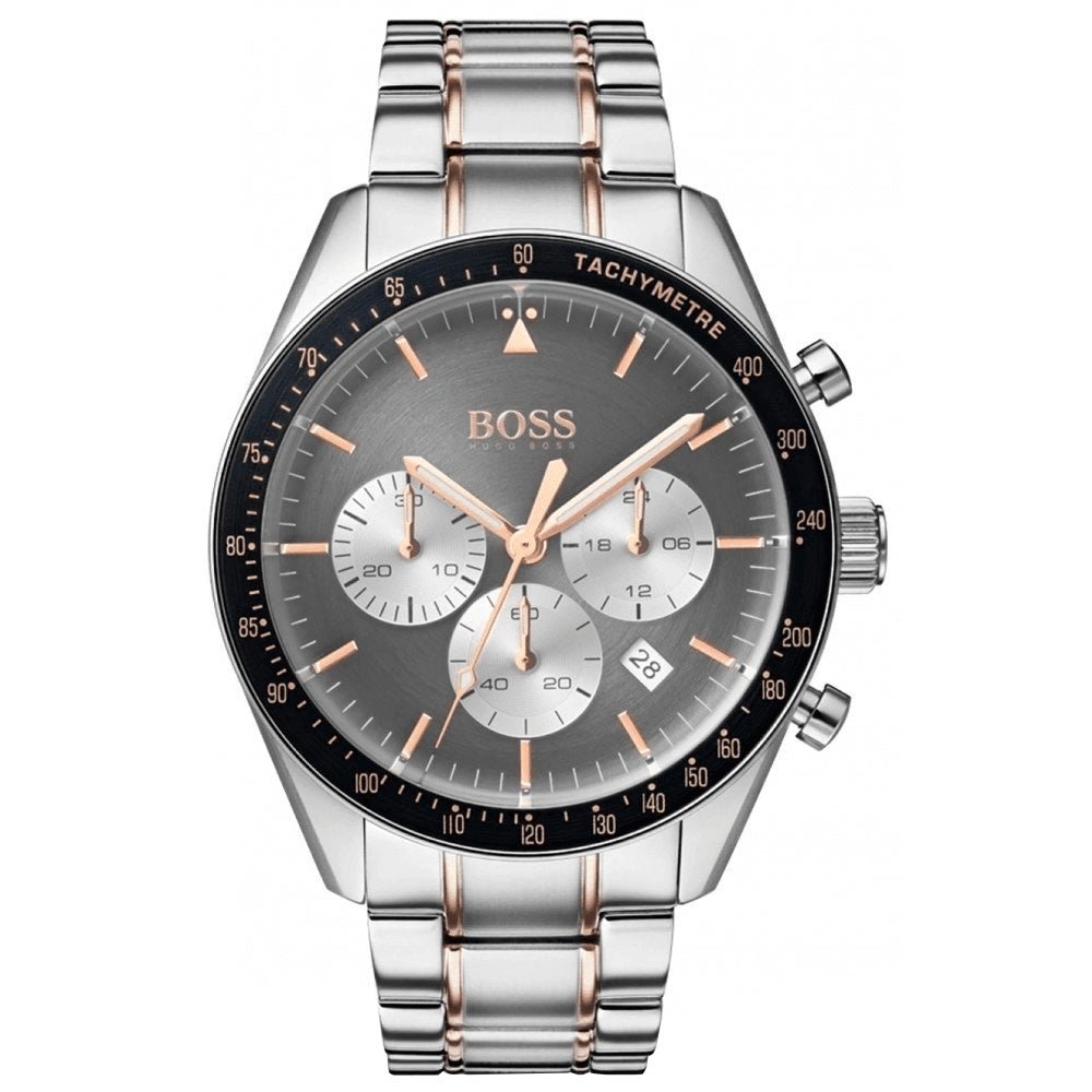 Hugo Boss Men S ur Chronograph Trophy grå Hb1513634