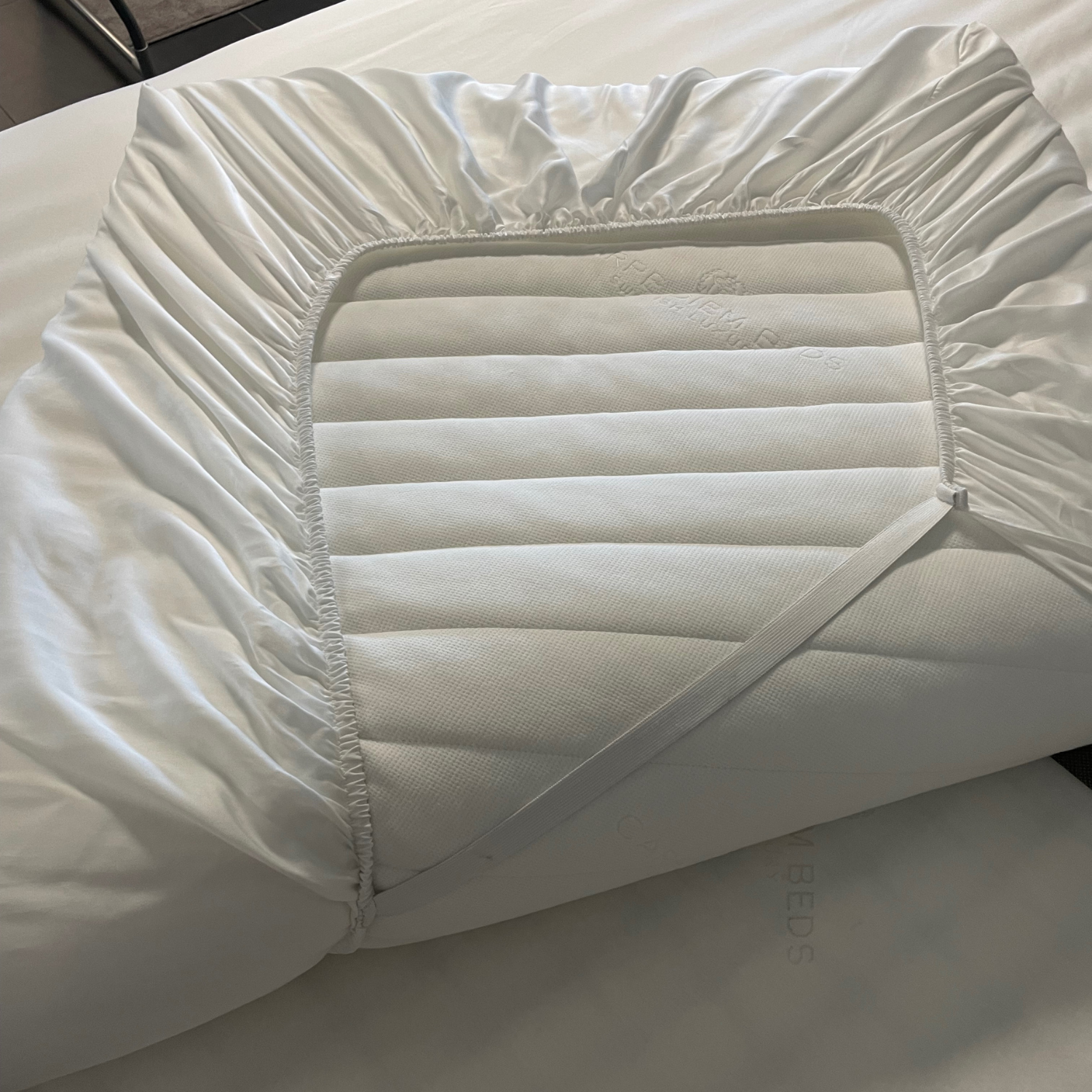 Cool Natures - Tencel Splitlagen med elastik - Grå