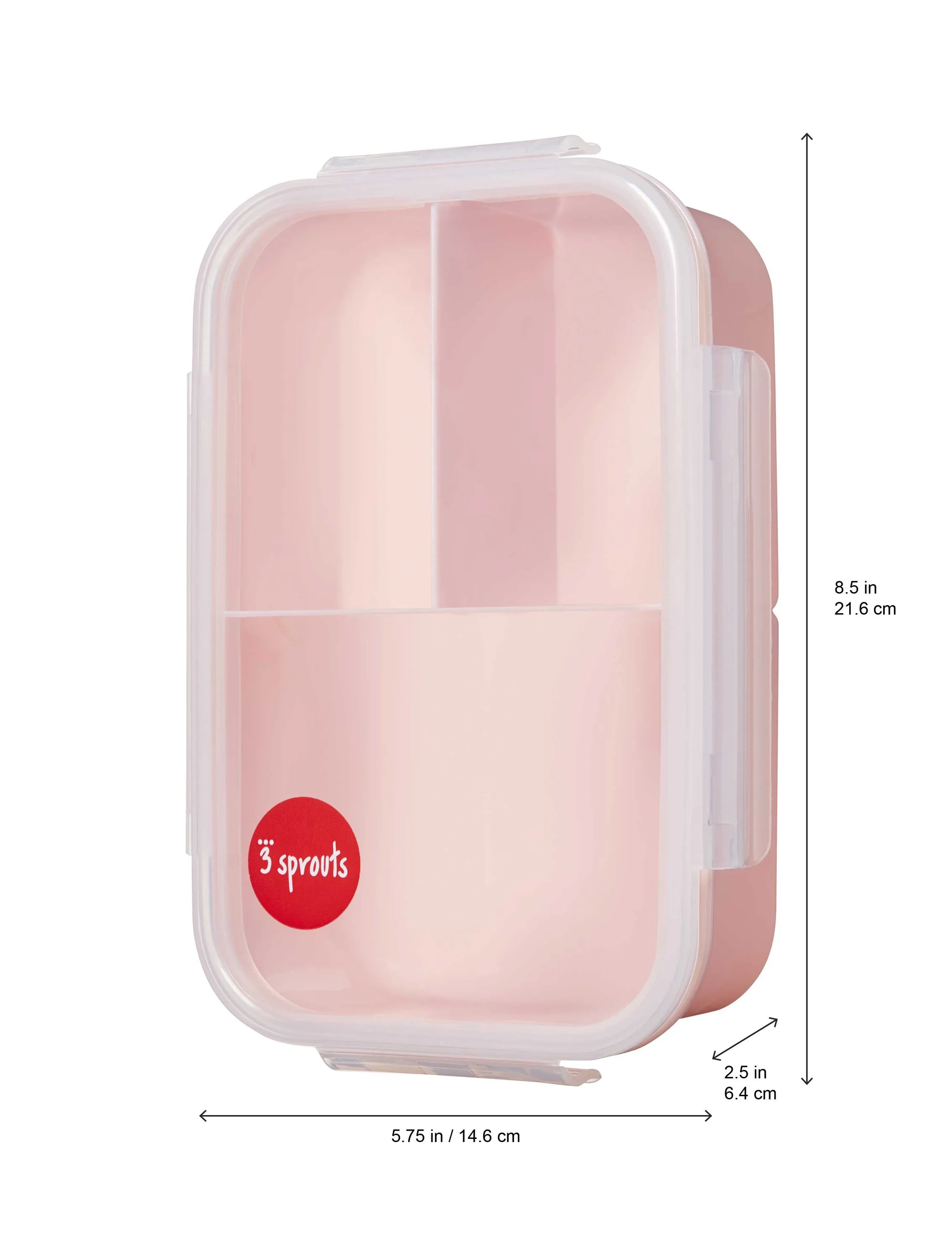 Madkasse med rådyrmotiv, 3 rum, børnevenlig lukning – 3 Sprouts