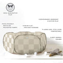 3 Sprouts Boldbassin, Checkerboard beige