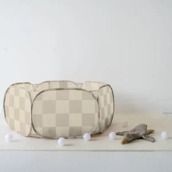 3 Sprouts Boldbassin, Checkerboard beige