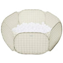 3 Sprouts Boldbassin, Gingham beige