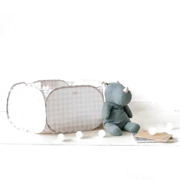 3 Sprouts Boldbassin, Gingham beige