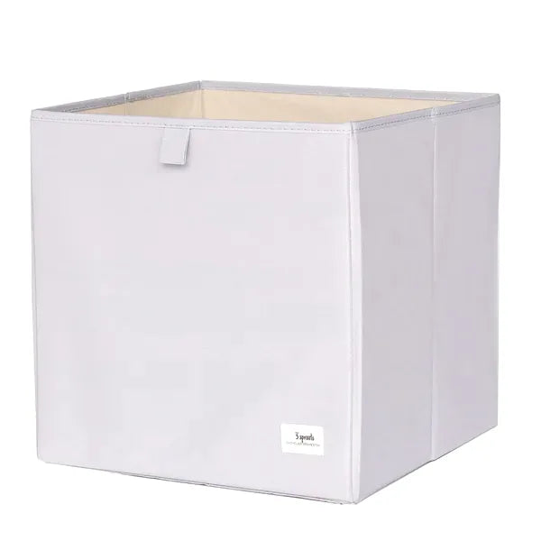 Opbevaringskasse – Lysegrå – 3 Sprouts