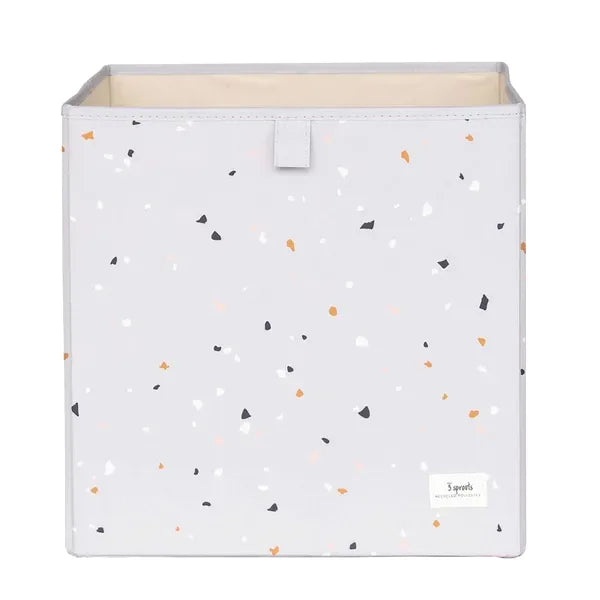 Opbevaringskasse – Terrazzo, Lysegrå – 3 Sprouts