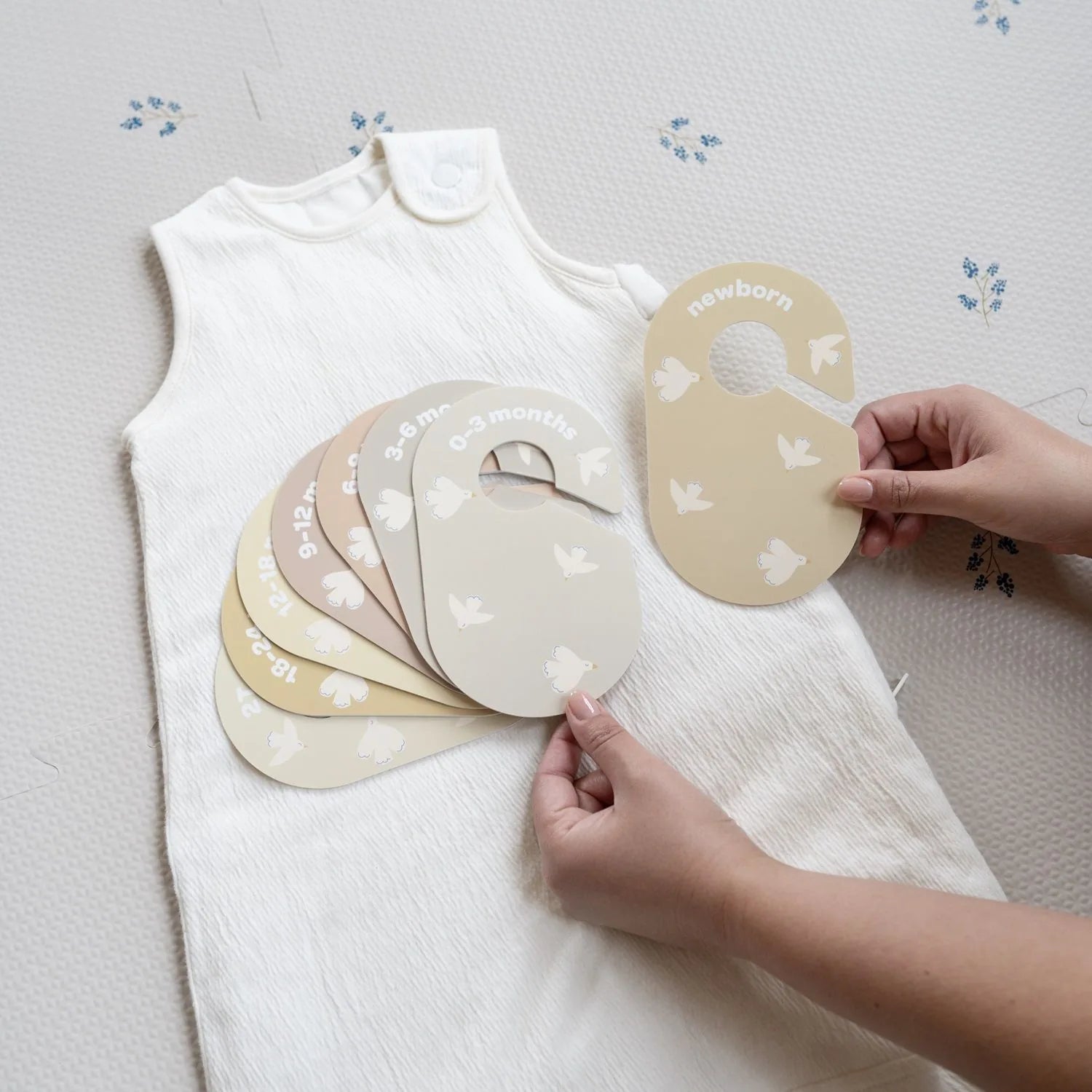 Skabsdeler (8 Stk.) – Fugl – 3 Sprouts