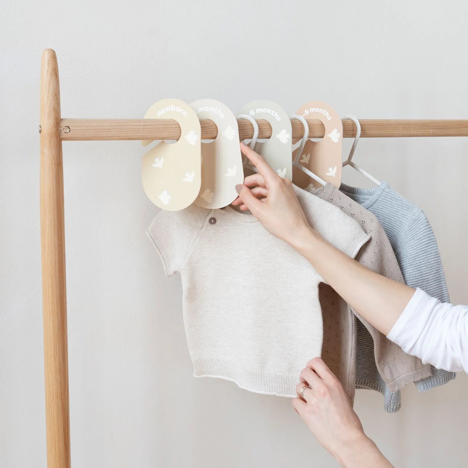 Skabsdeler (8 Stk.) – Fugl – 3 Sprouts