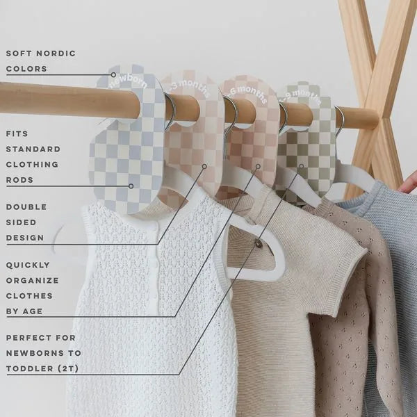 Skabsdeler (8 Stk.) – Checkerboard – 3 Sprouts