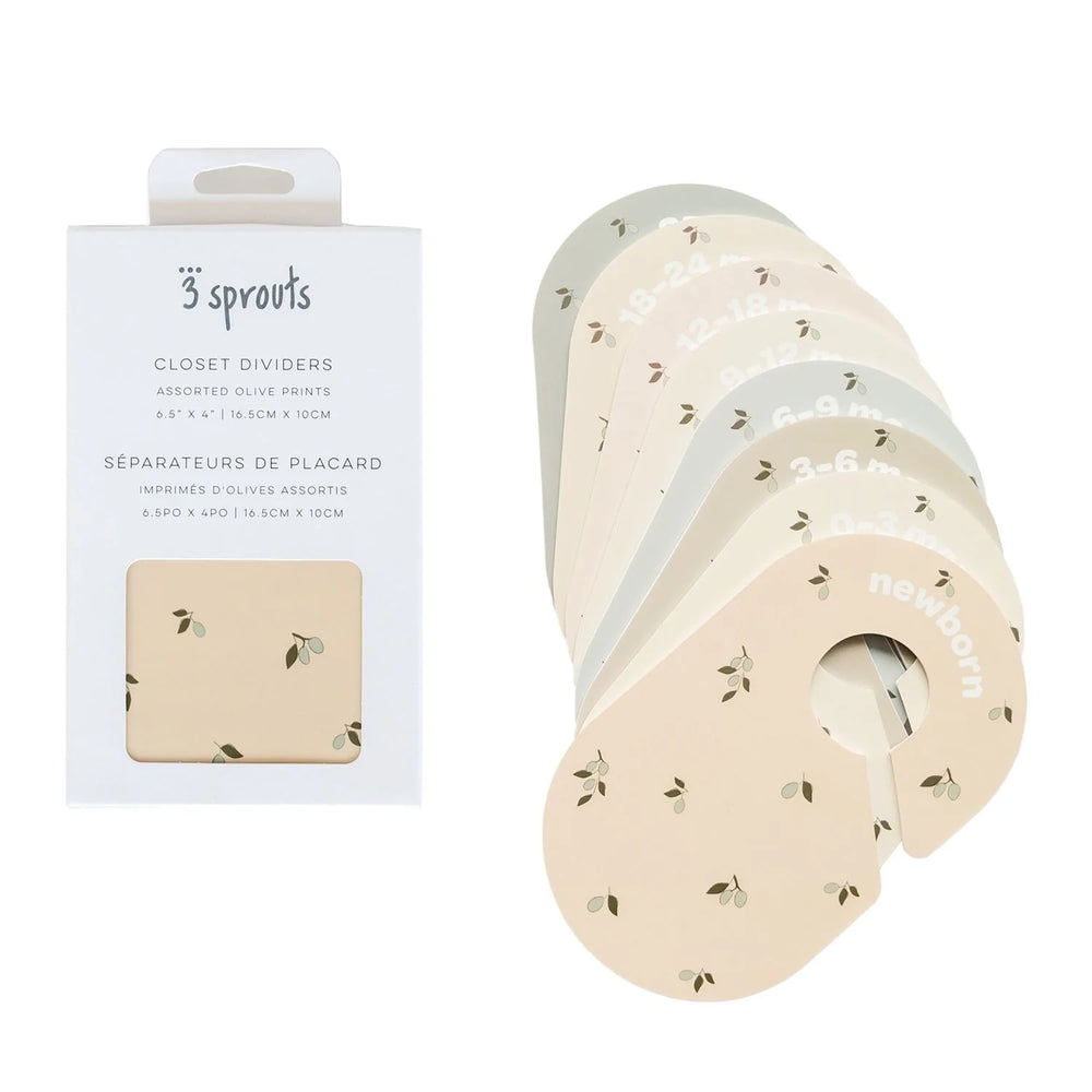 Skabsdeler (8 Stk.) – Oliven – 3 Sprouts
