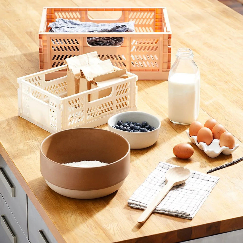 Moderne Foldekasse Str. L Kompakt – Ler – 3 Sprouts