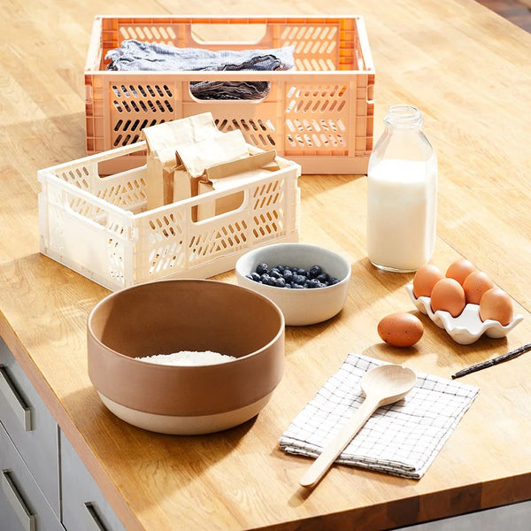 Moderne Foldekasse Str. L Kompakt – Ler – 3 Sprouts