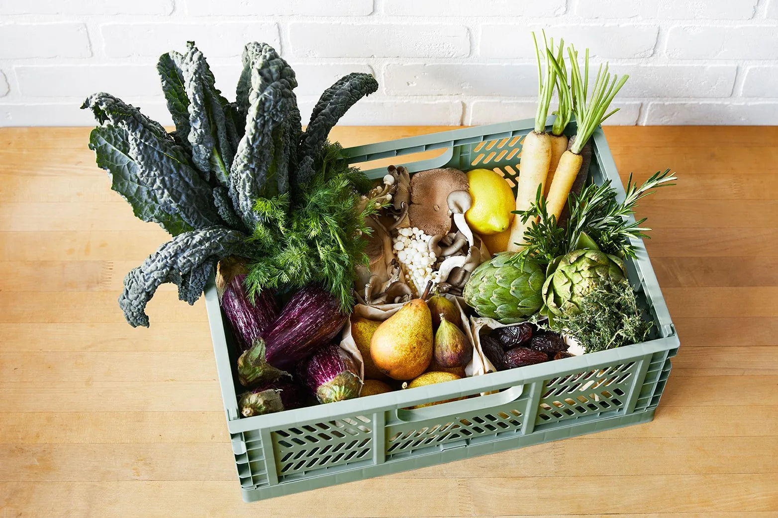 Moderne Foldekasse Str. L Kompakt – Grøn – 3 Sprouts