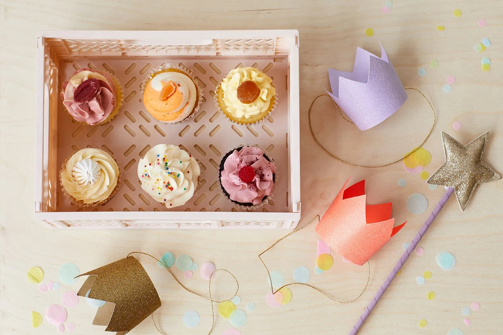 Moderne Foldekasse Str. M Kompakt – Creme – 3 Sprouts