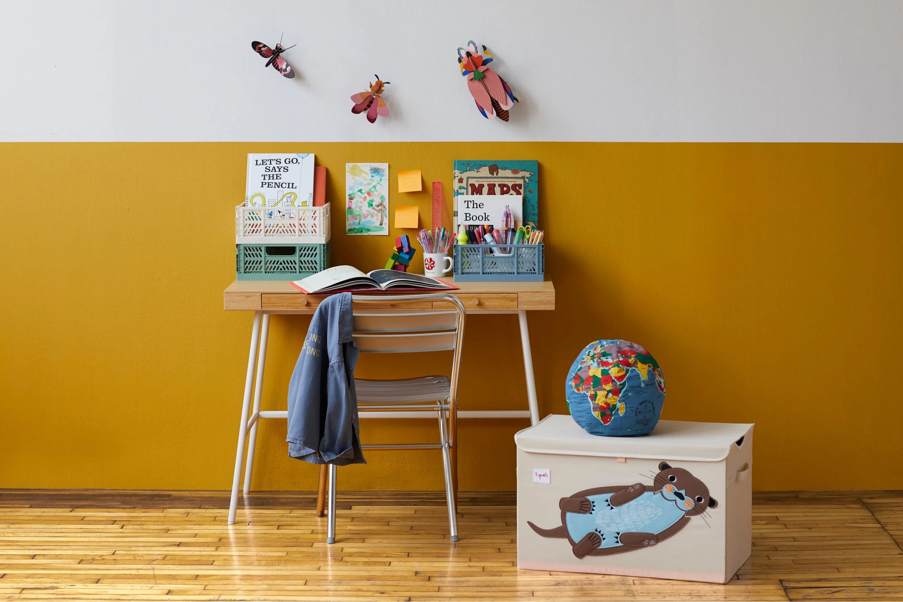 Moderne Foldekasse Str. M Kompakt – Creme – 3 Sprouts