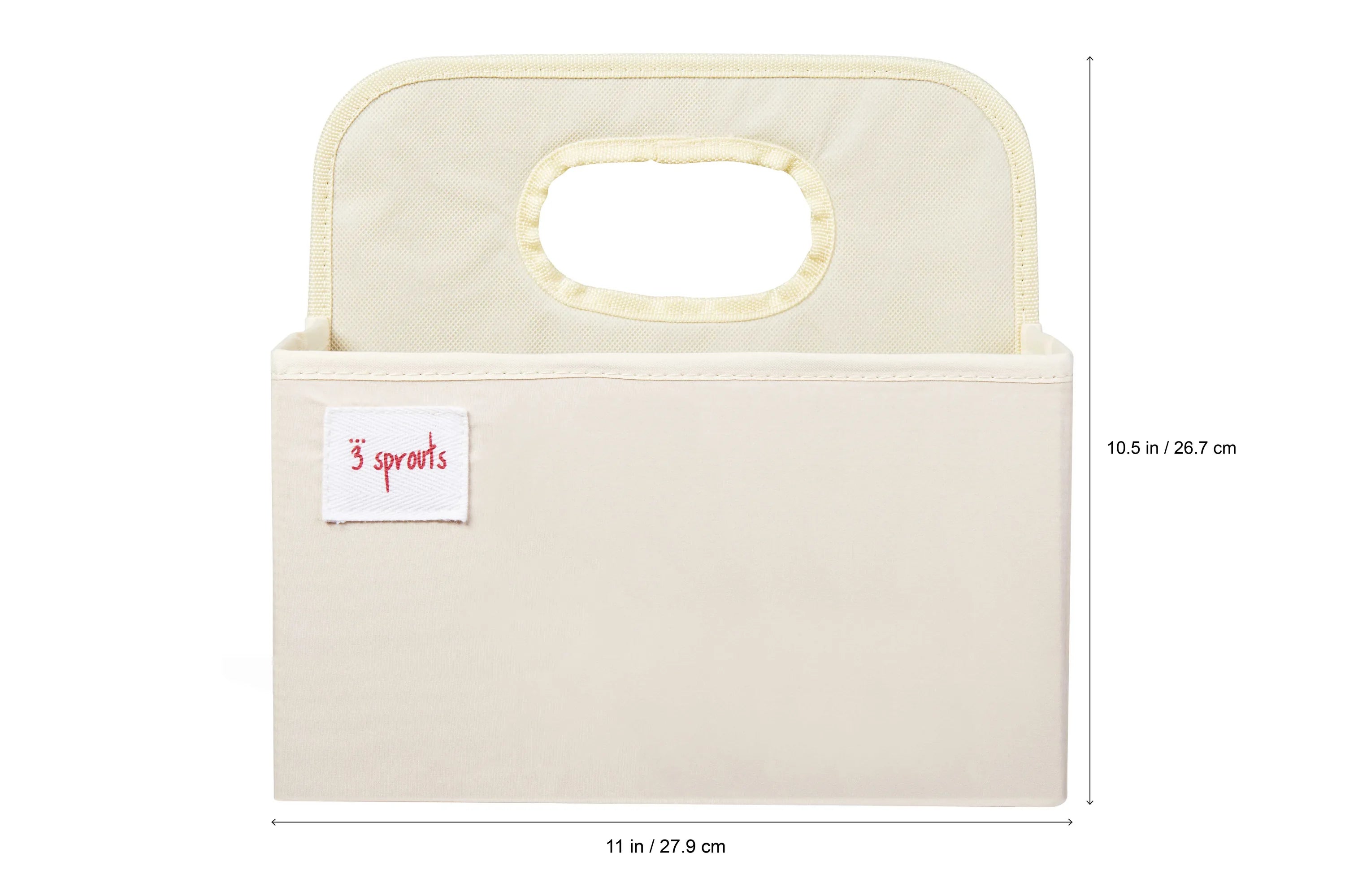 Opbevaringskurv Med Hank Til Bleer – Ugle – 3 Sprouts