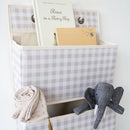 3 Sprouts Dørophæng med lommer, Gingham beige