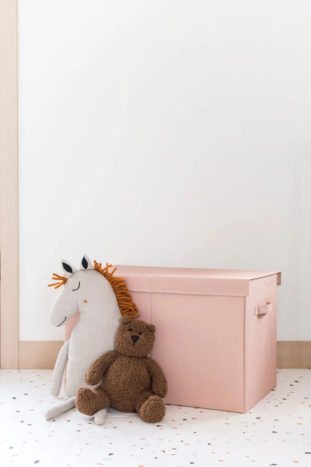 Opbevaringskasse Med Låg – Ler – 3 Sprouts