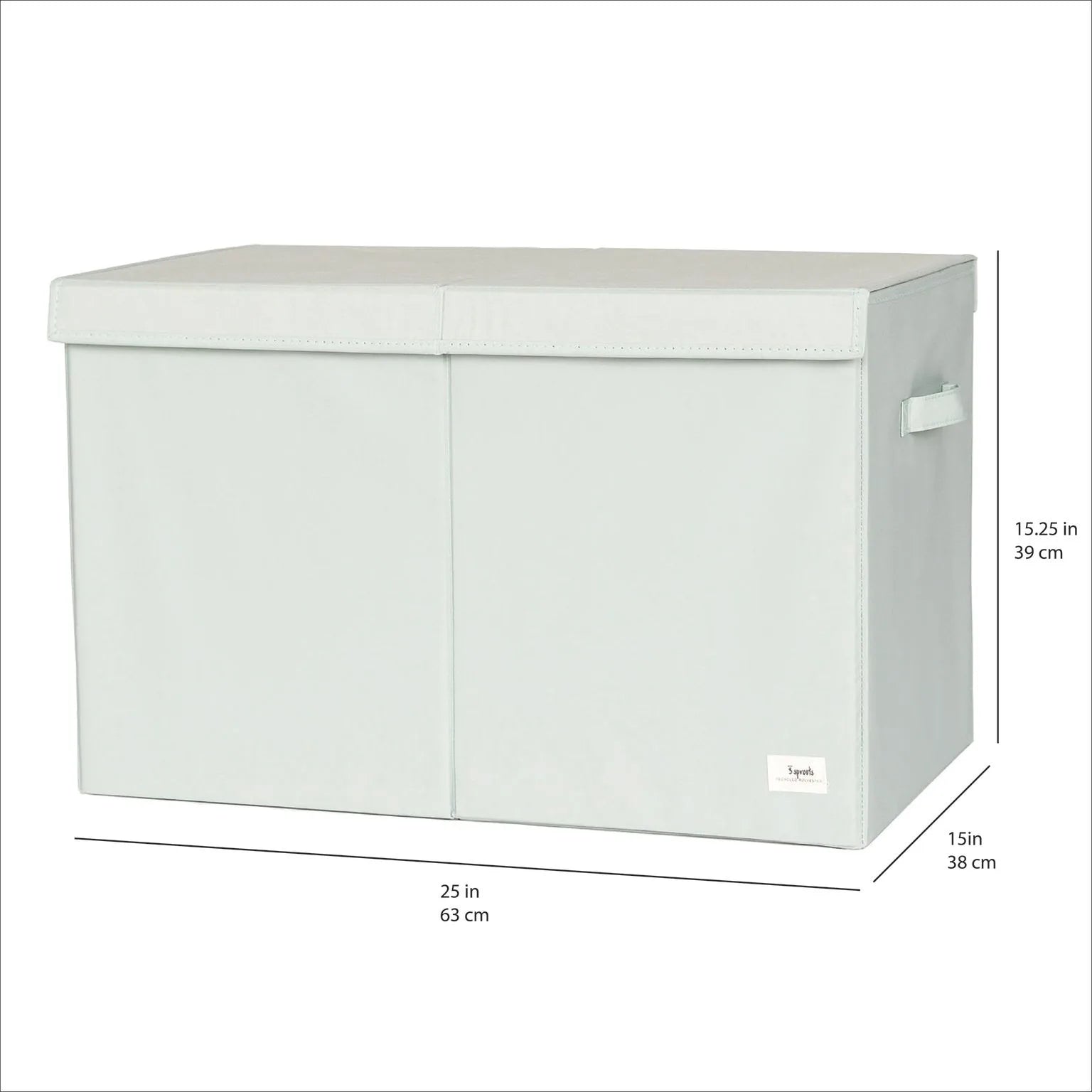 Opbevaringskasse Med Låg – Grøn – 3 Sprouts