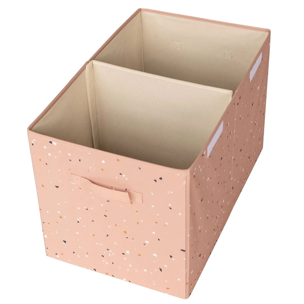 Opbevaringskasse Med Låg – Terrazzo, Ler – 3 Sprouts