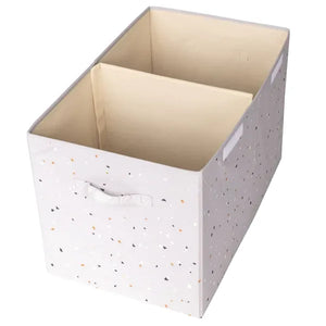 Opbevaringskasse Med Låg – Terrazzo, Lysegrå – 3 Sprouts