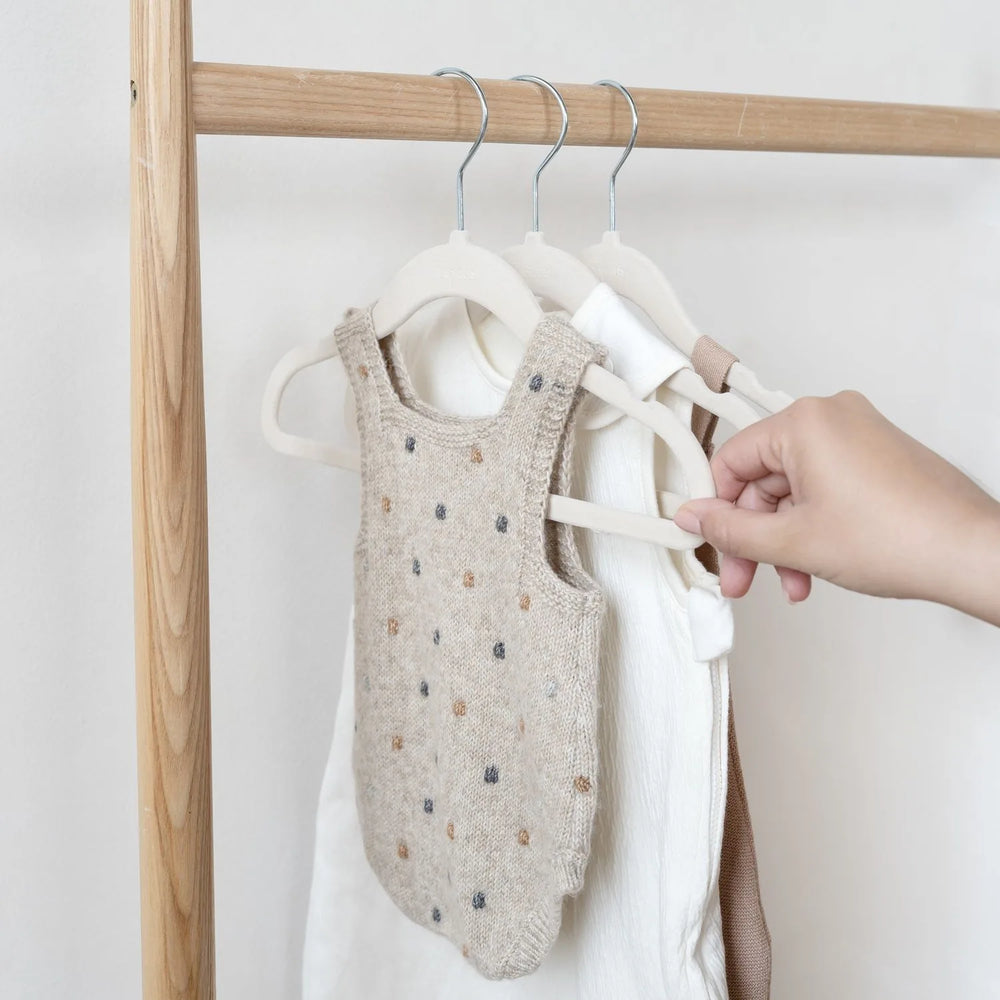 Velourbøjle (15 Stk.) – Beige – 3 Sprouts