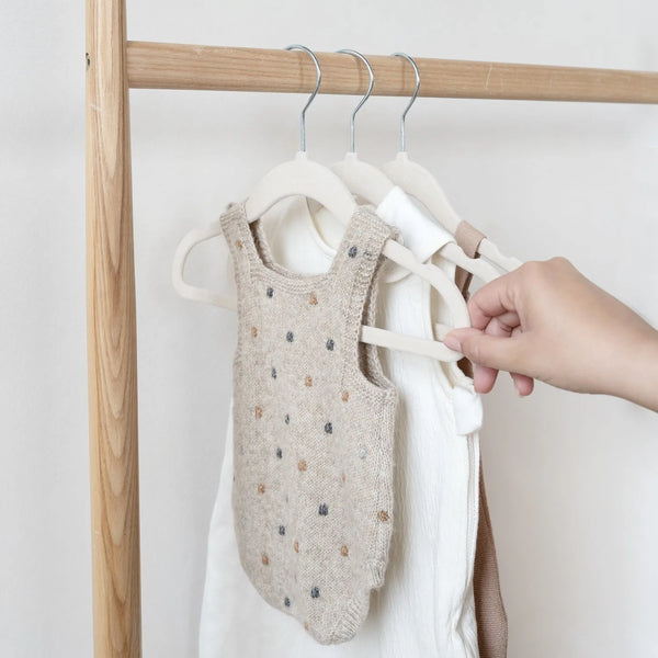 Velourbøjle (15 Stk.) – Beige – 3 Sprouts