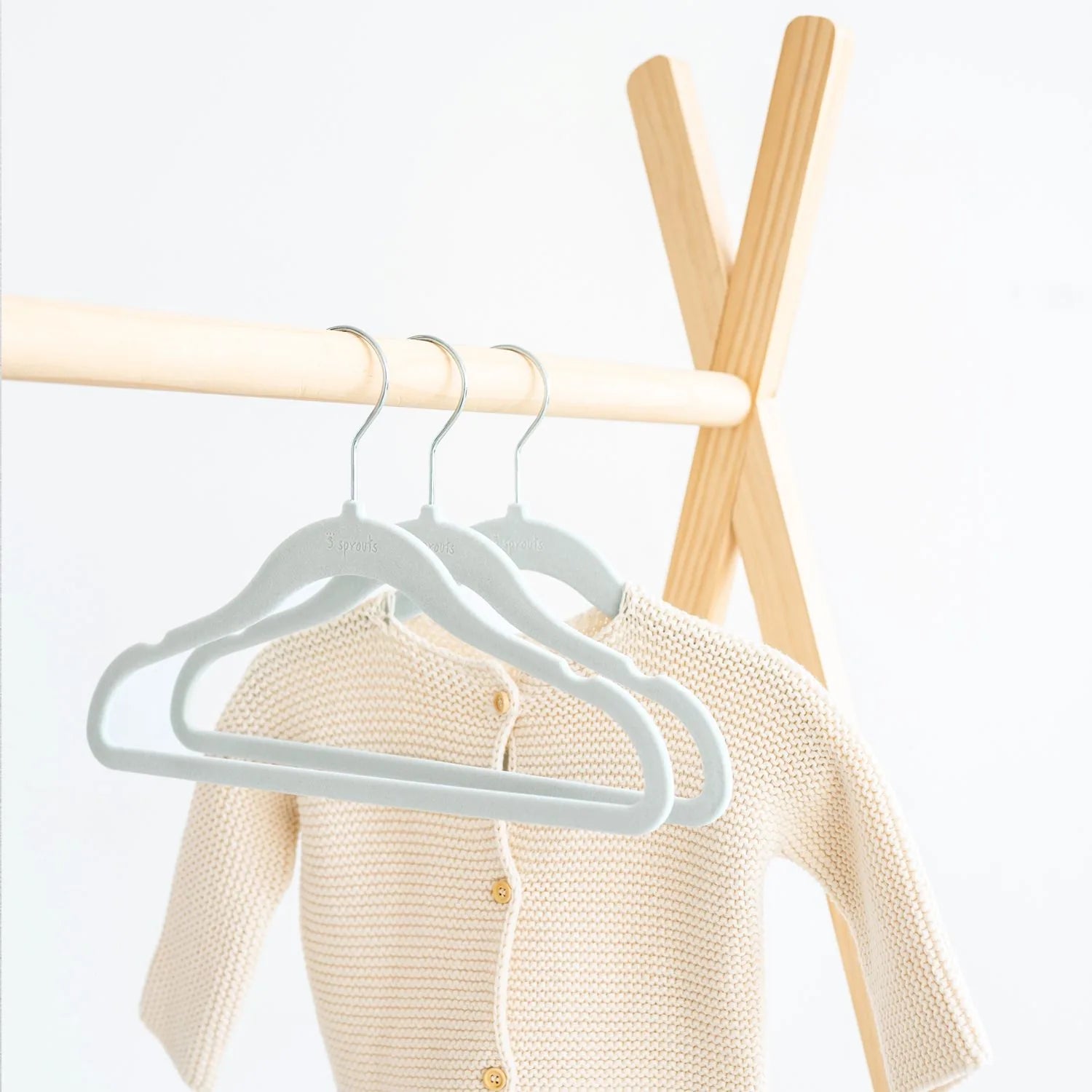 Velourbøjle (15 Stk.) – Blå – 3 Sprouts