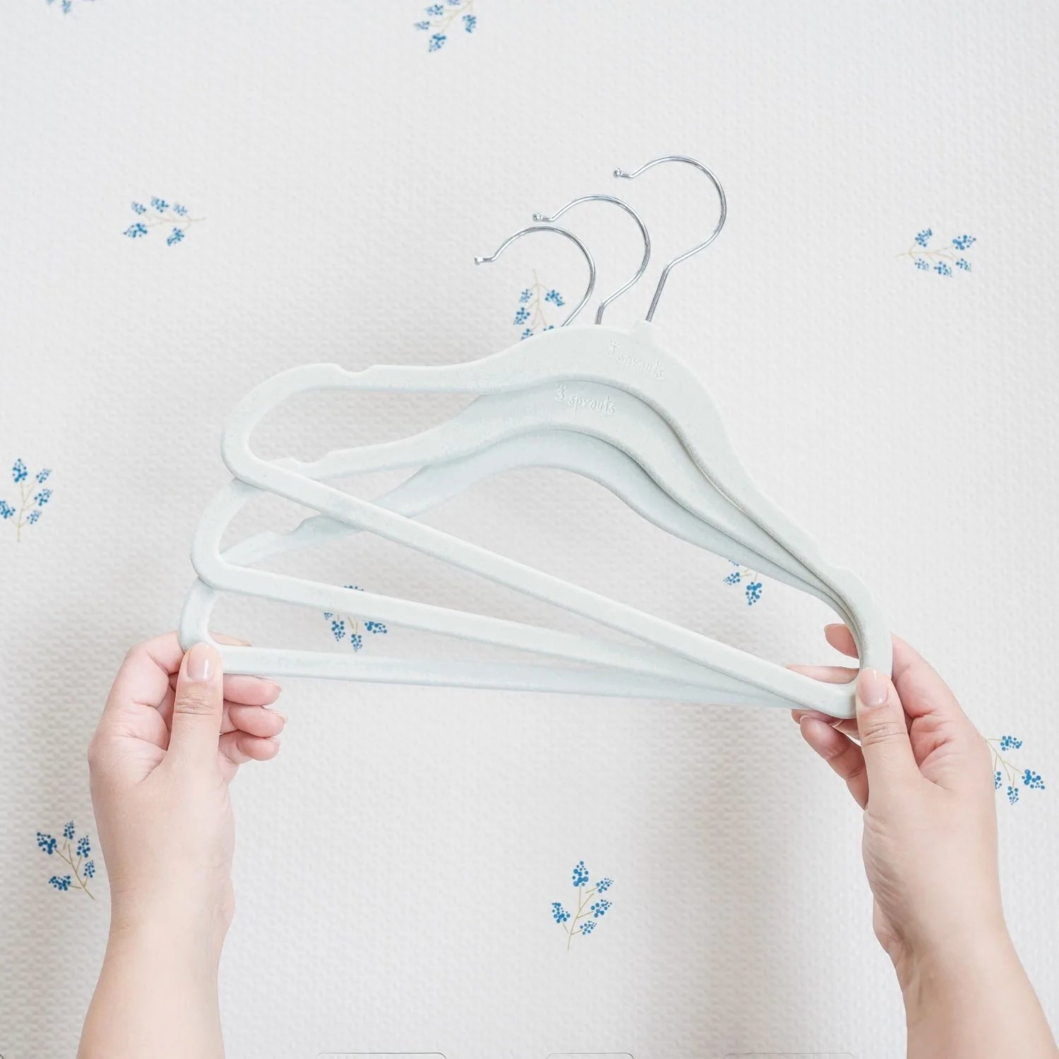 Velourbøjle (15 Stk.) – Blå – 3 Sprouts