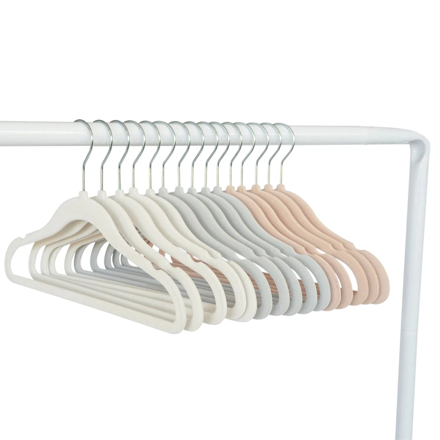 Velourbøjle (15 Stk.) – ass. Creme, grå – 3 Sprouts